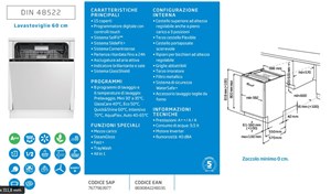 DIN48522 Lavastoviglie Da Incasso Beko Elettrodomestici