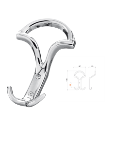 Appendiabiti Cosmov: Design, Qualità e Funzionalità -  Finitura Cromo Lucido CV021170045